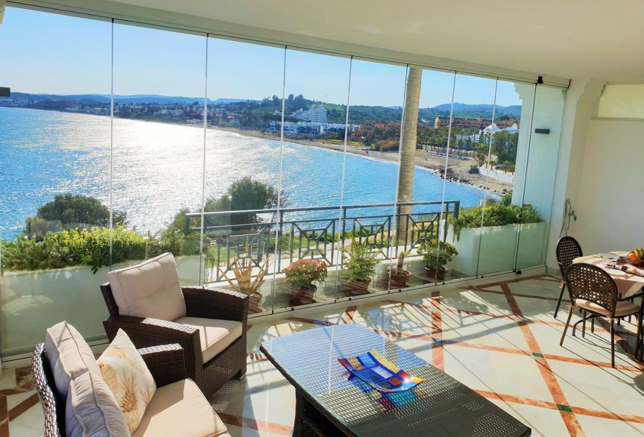 Luxury Apartment Frontal To The Sea In Estepona Doncella Beach Εξωτερικό φωτογραφία